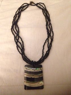 Beaded/shell necklace