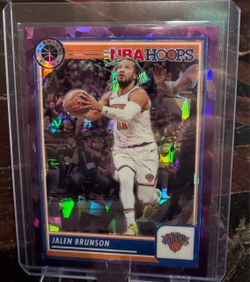 Jalen Brunson NBA Hoops Panini Purple Ice Prism 138/149