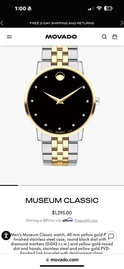 Movado Watch Almost New