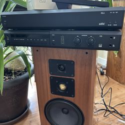 A/D/S Amplifier Tape Deck And Speakers