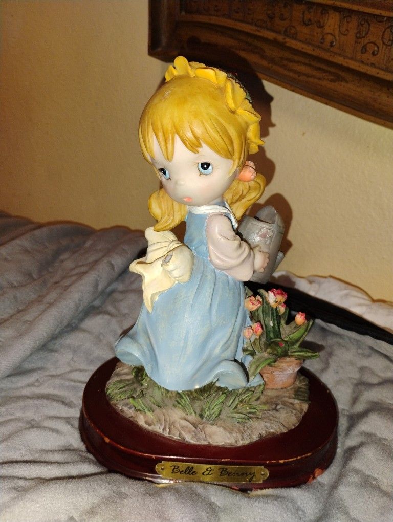 Vintage PRECIOUS MOMENTS BELLE AND BENNY FIGURINE