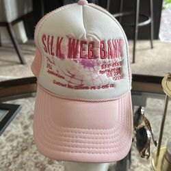 Pink Sp5der Trucker Hat