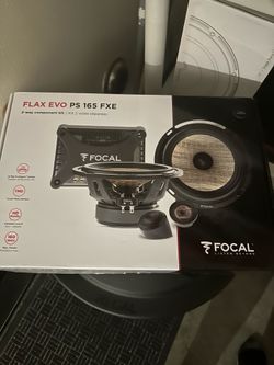 Focal Flax Evo Component and Coaxial speakers Brand New!