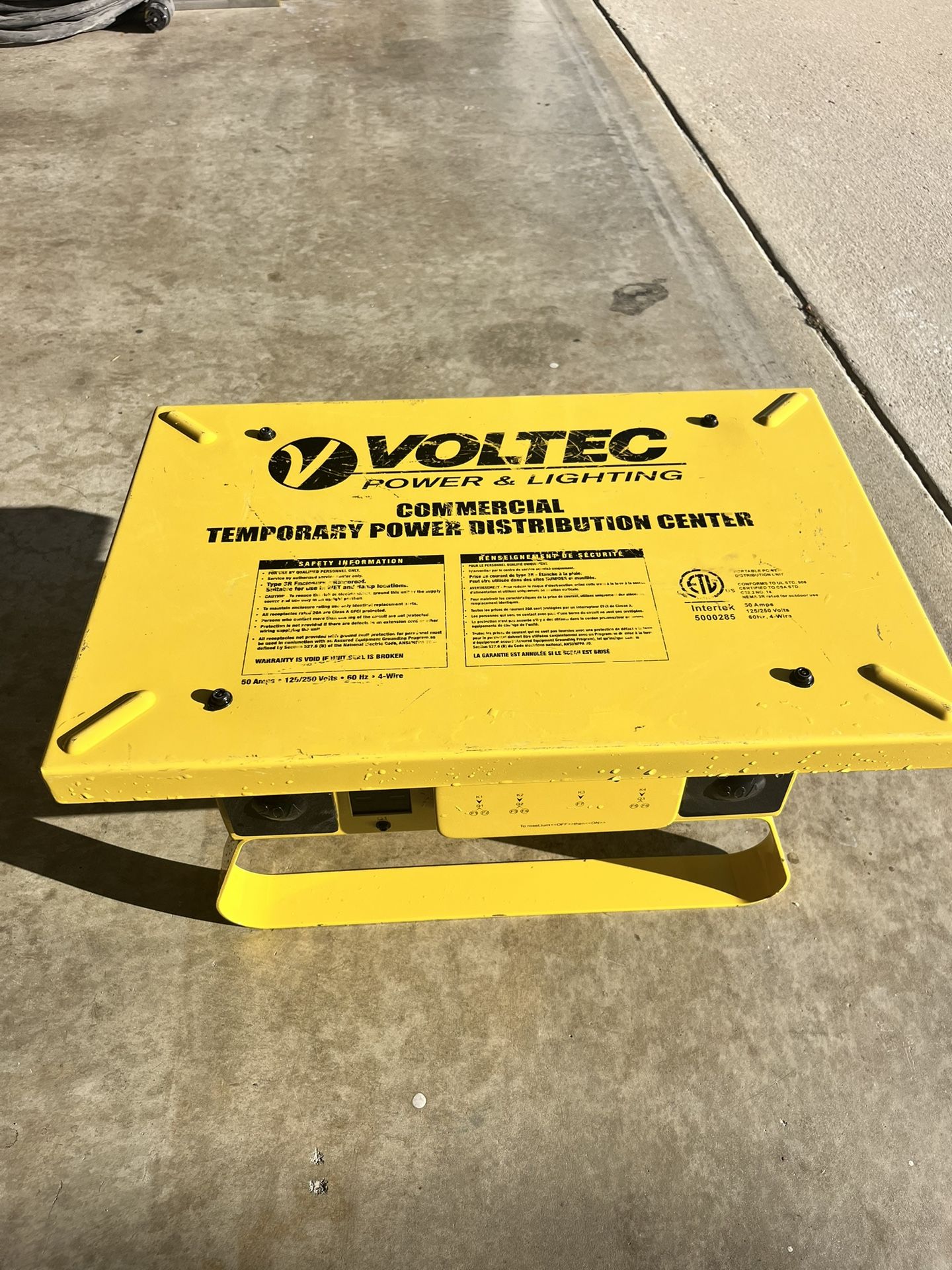 Voltec Industries Temporary Power Box