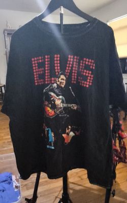 Elvis Presley Black Graphic T-Shirt