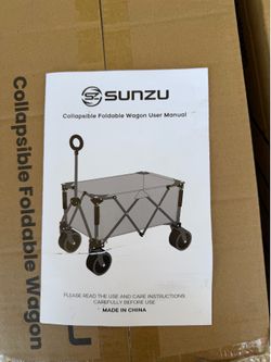 New Sunzu Collapsible Foldable Wagon - 380 Lbs