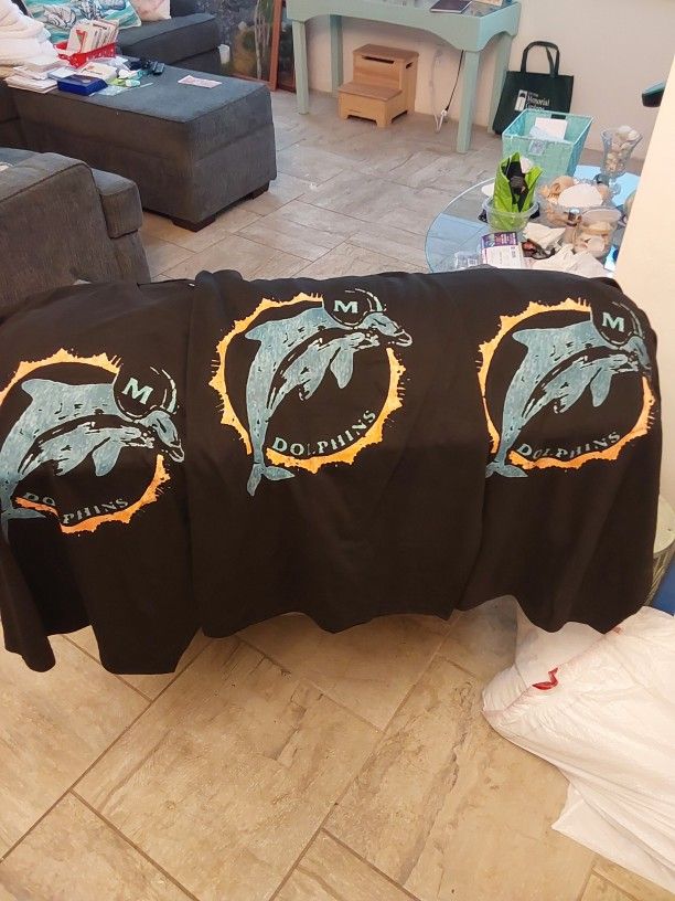 Miami Dolphins Throw Back Tees