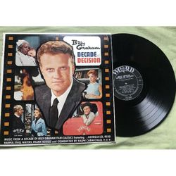 Billy Graham Decade Of Decision Film Classics Music LP Word Records EX