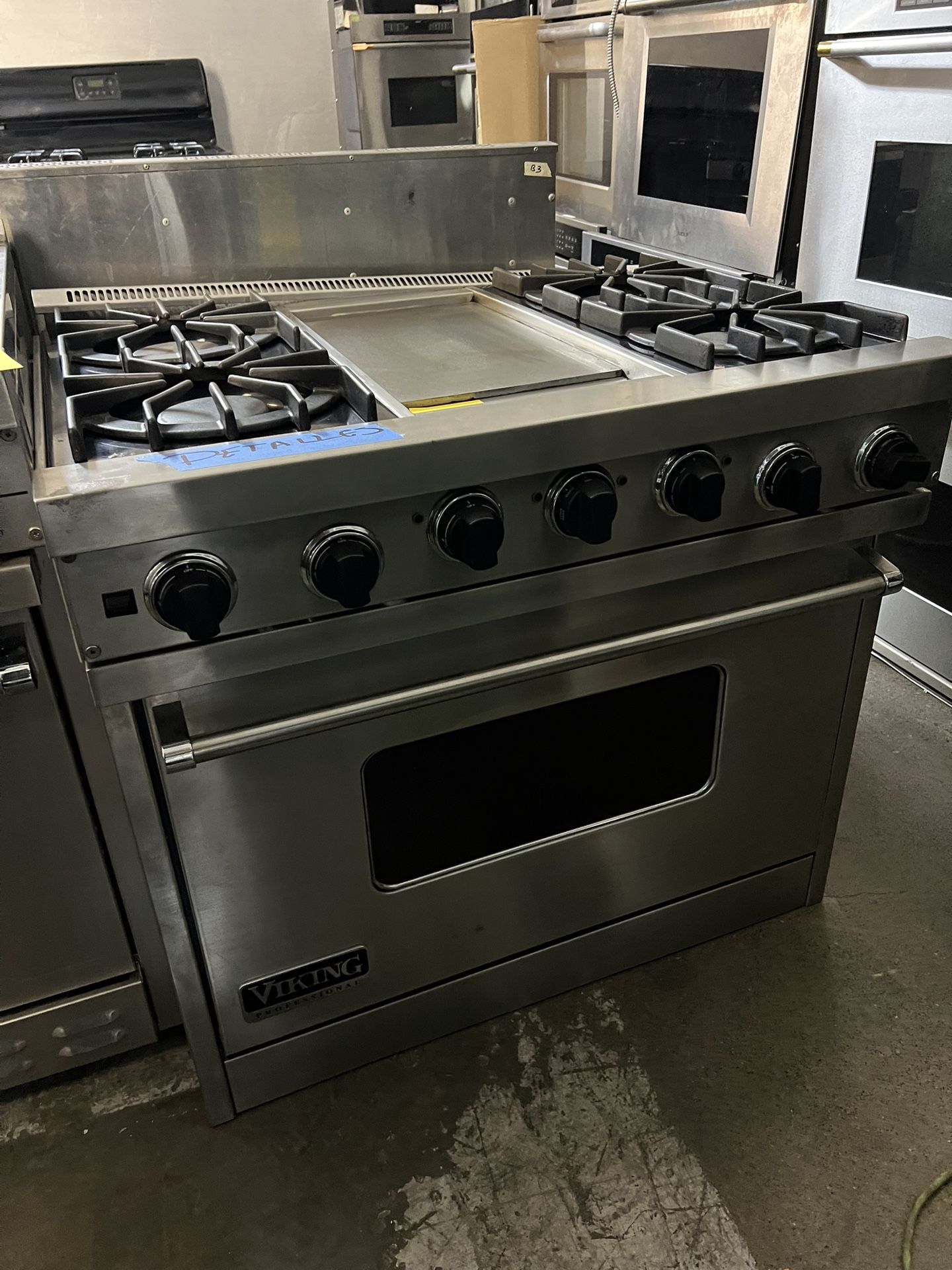 Viking 36” Dual Fuel Gas Range