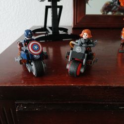 Marvel Lego Captain America And Black Widow Set