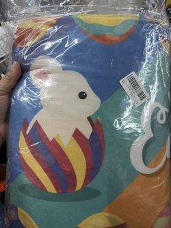 Easter Bathroom Set Rugs And Shower Curtain With Rings 