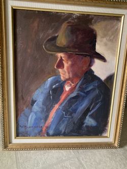Original William Schneider Oil Painting “Walter”