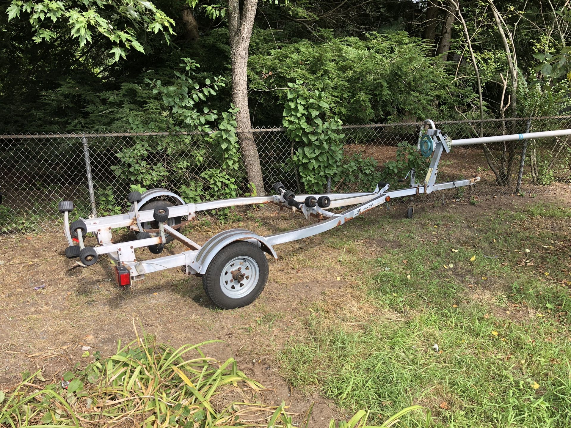 Aluminum boat trailer for 18ft boat for Sale in Tewksbury, MA OfferUp