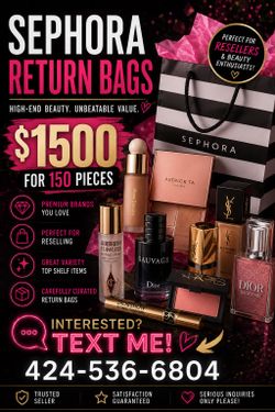 🔥 SEPHORA RETURN BAGS — HIGH-END BEAUTY BULK DEAL 🔥