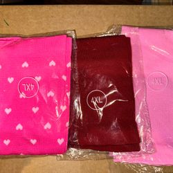 $5- Three Pair of Open toe Leg Warmers 4Xl