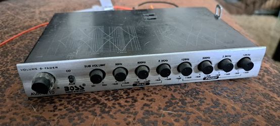 ($20) BOSS Audio Systems Car Audio 7 Band Equalizer EQ + Preamplifier