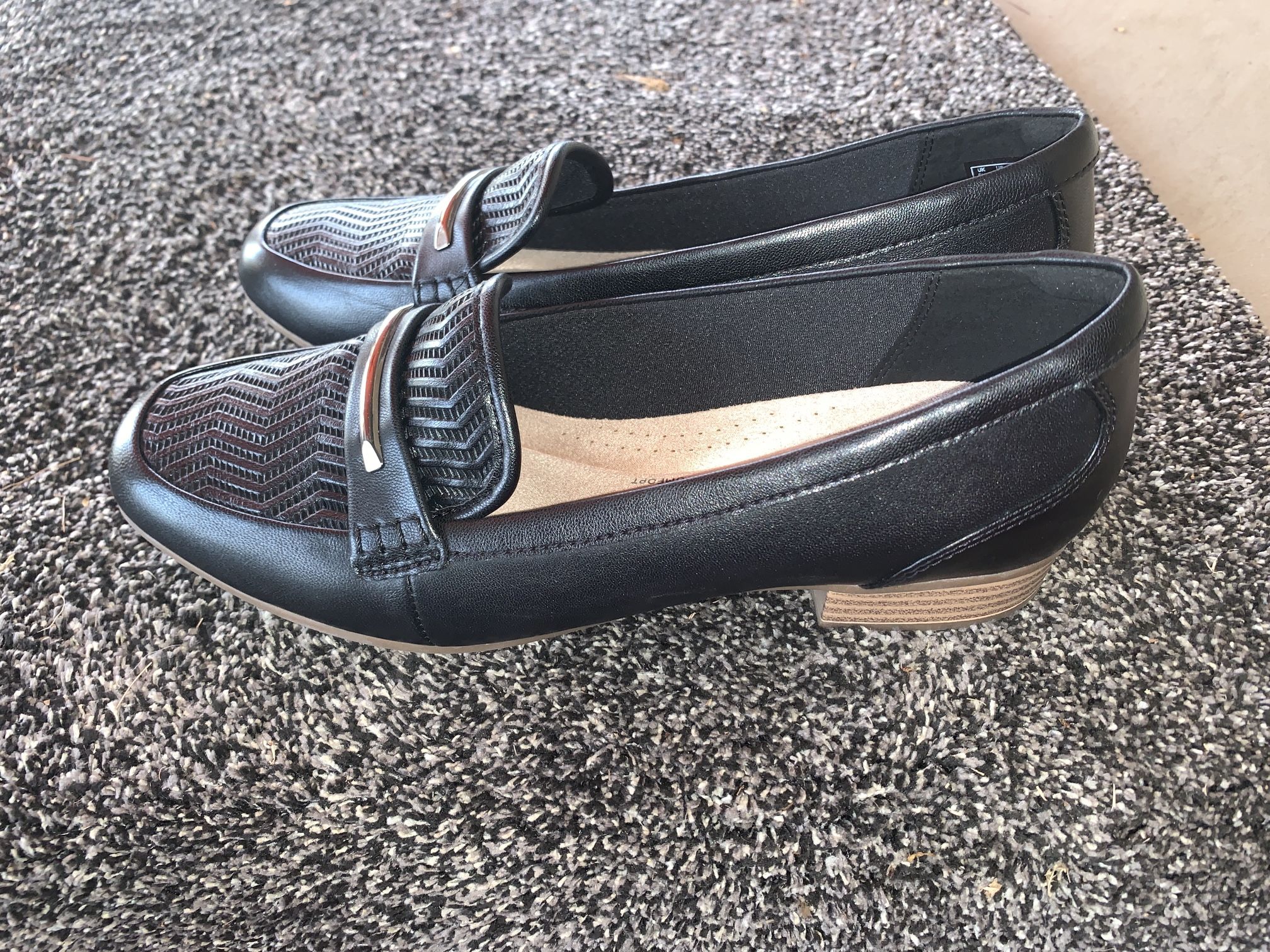Clarks Collection Juliet Aster Leather Slip-On Loafer!