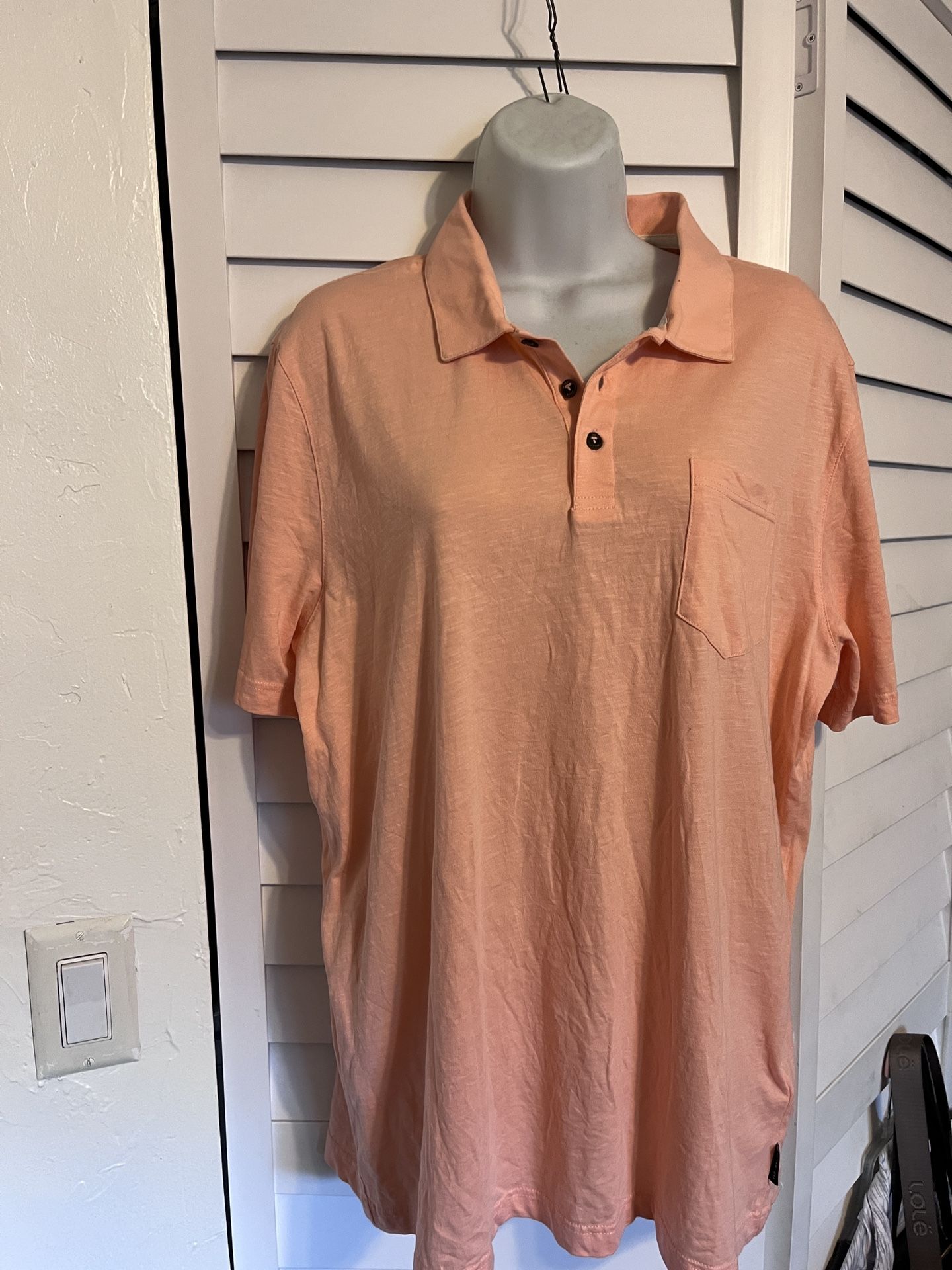 Ted baker Apricot Polo Shirt. Size 8-10
