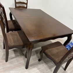 Dining Table With Four Chairs