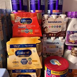 Wet Formula, powder, nutridrinks fo toddlers,  and cereal!!