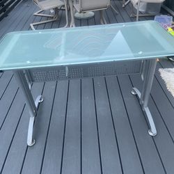 Glass Computer Desk 