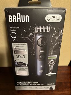 Braun Men's All-In-One Series 9 Trimmer Kit for Beard, Face, Hair