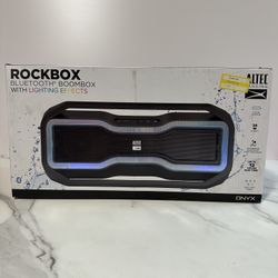 NEW Altec Lansing Rockbox - Bluetooth Boombox , Floats In Water, Waterproof, Up To 12 Hours Playtime 