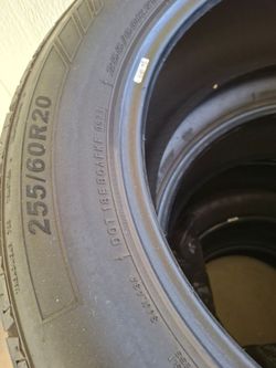 Set of five  NEXEN  Used tires 255/60R20