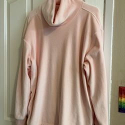 Velour Turtleneck Top Size XXL - $7