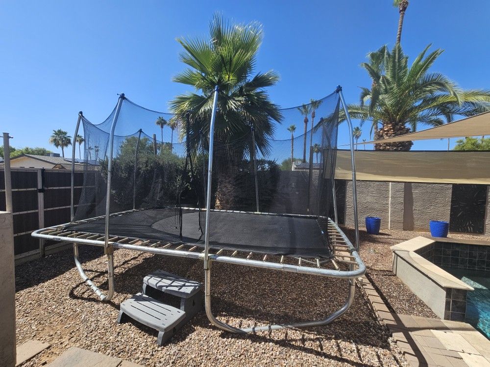 Trampoline 15x9 Rectangle w/ New Jump Mat