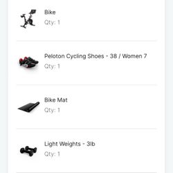 Peloton bike