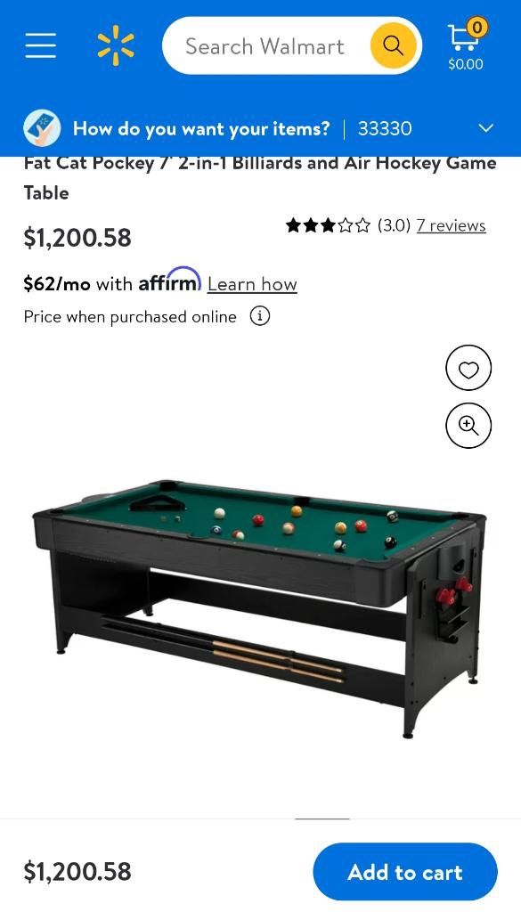 Fat cat pool And Air Hockey Table for Sale in Fort Lauderdale, FL OfferUp