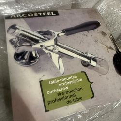 Table Mounted Cork Screw New