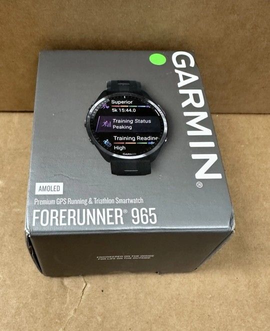 Garmin 47MM PREMIUM GPS FORERUNNER 965 RUNNING & TRIATHLON SMARTWATCH