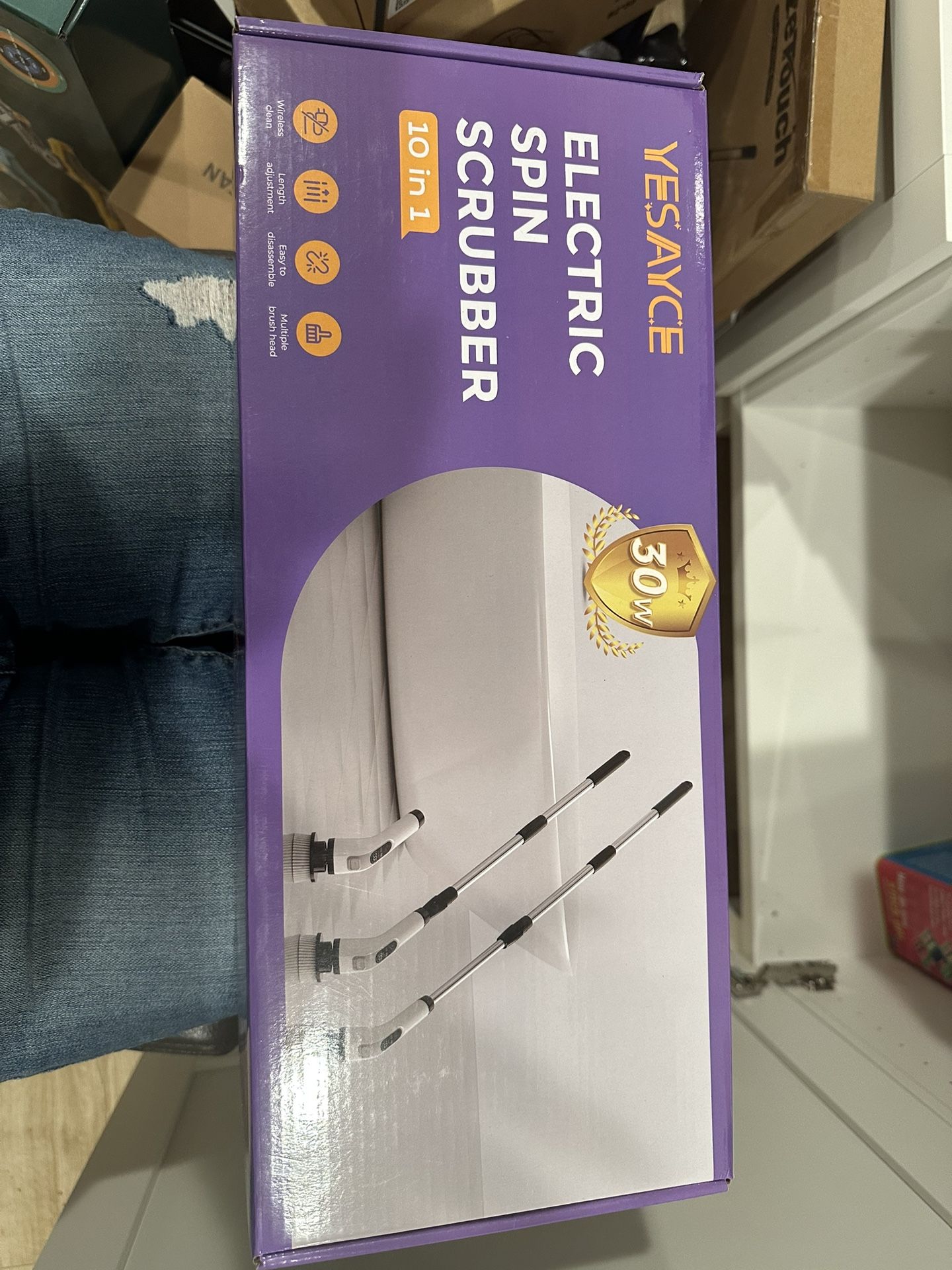 Electric Spin Scrubber