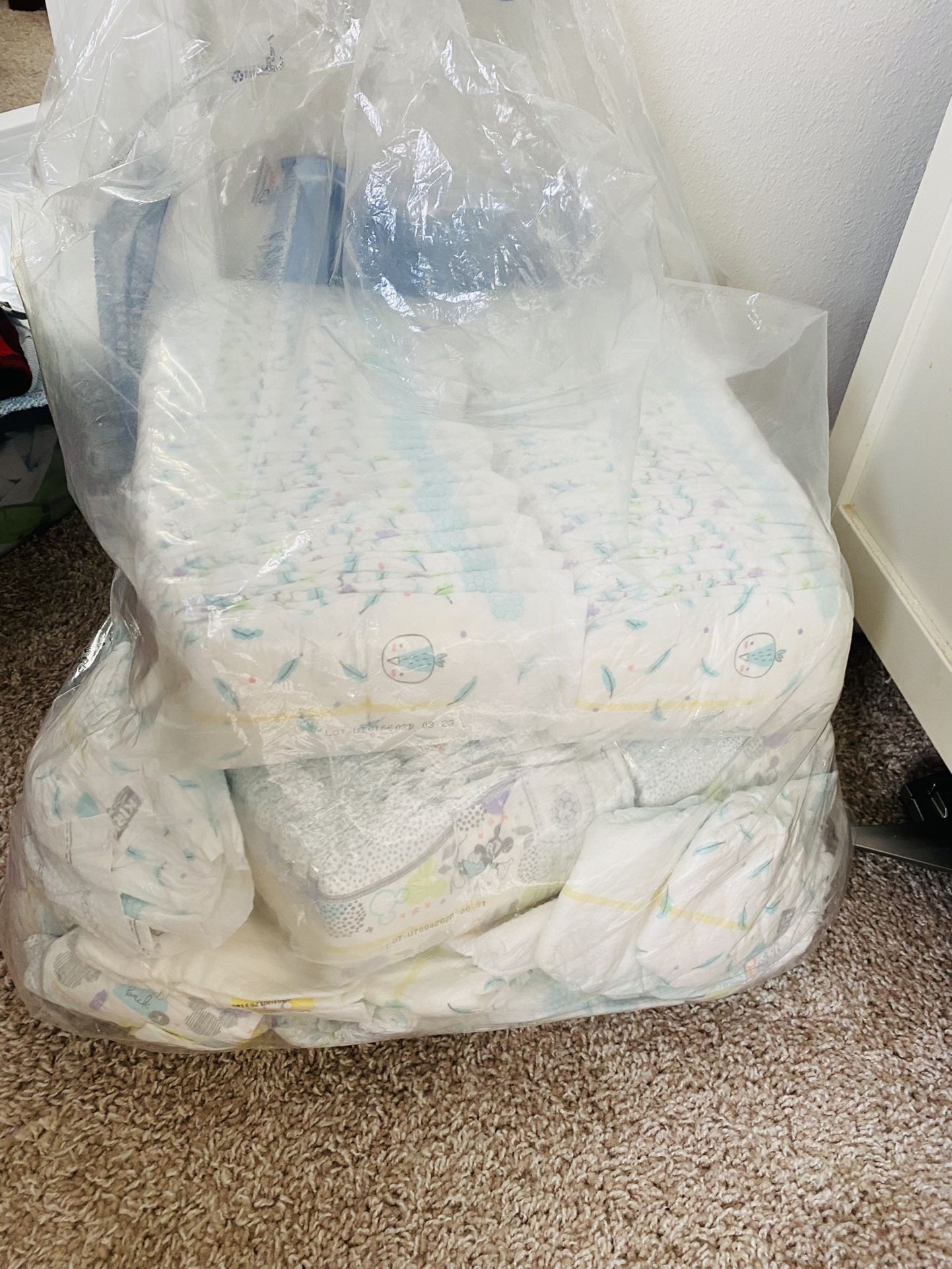 Newborn And Size 1 Diapers 