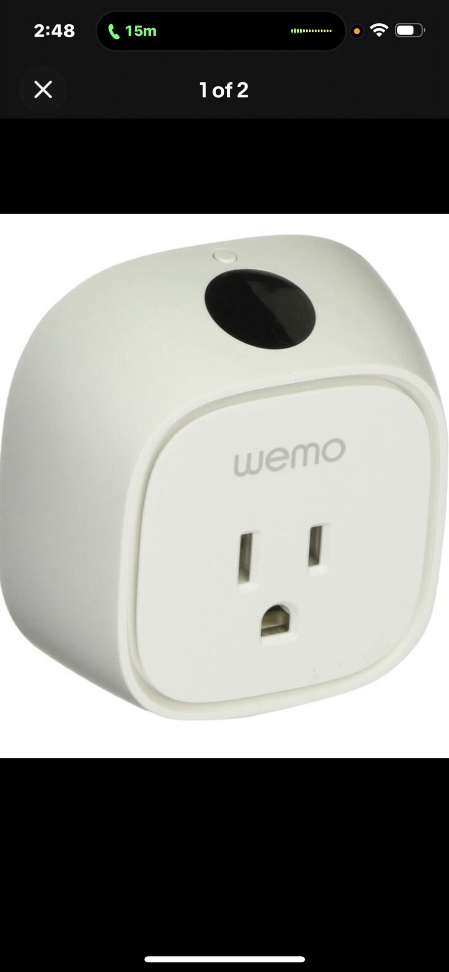 Belkin - WeMo Insight Smart Switch WiFi Plug - Excellent Condition