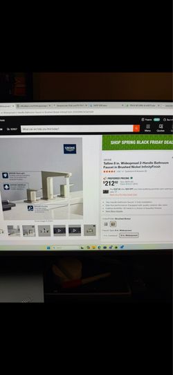 Grohe Tallin 8” Widespread Bath Faucet - *New* - $100
