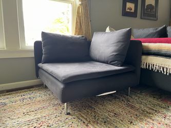 Grey Ikea corner chair