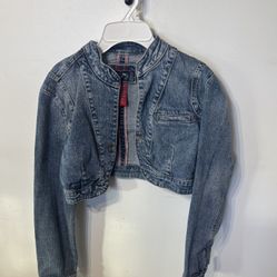 Star Jeans Cropped Denim Jacket