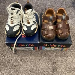 Toddler Boy’s Stride Rite Sneakers And Sandals - Size 8 1/2 Wide