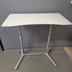 Computer Ergonomic Adjustable Sit Down, Stand Up Desk Light Gray
