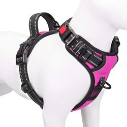 New PHOEPET XS Pink Reflective Dog Harness