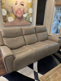 Leather Sofa 