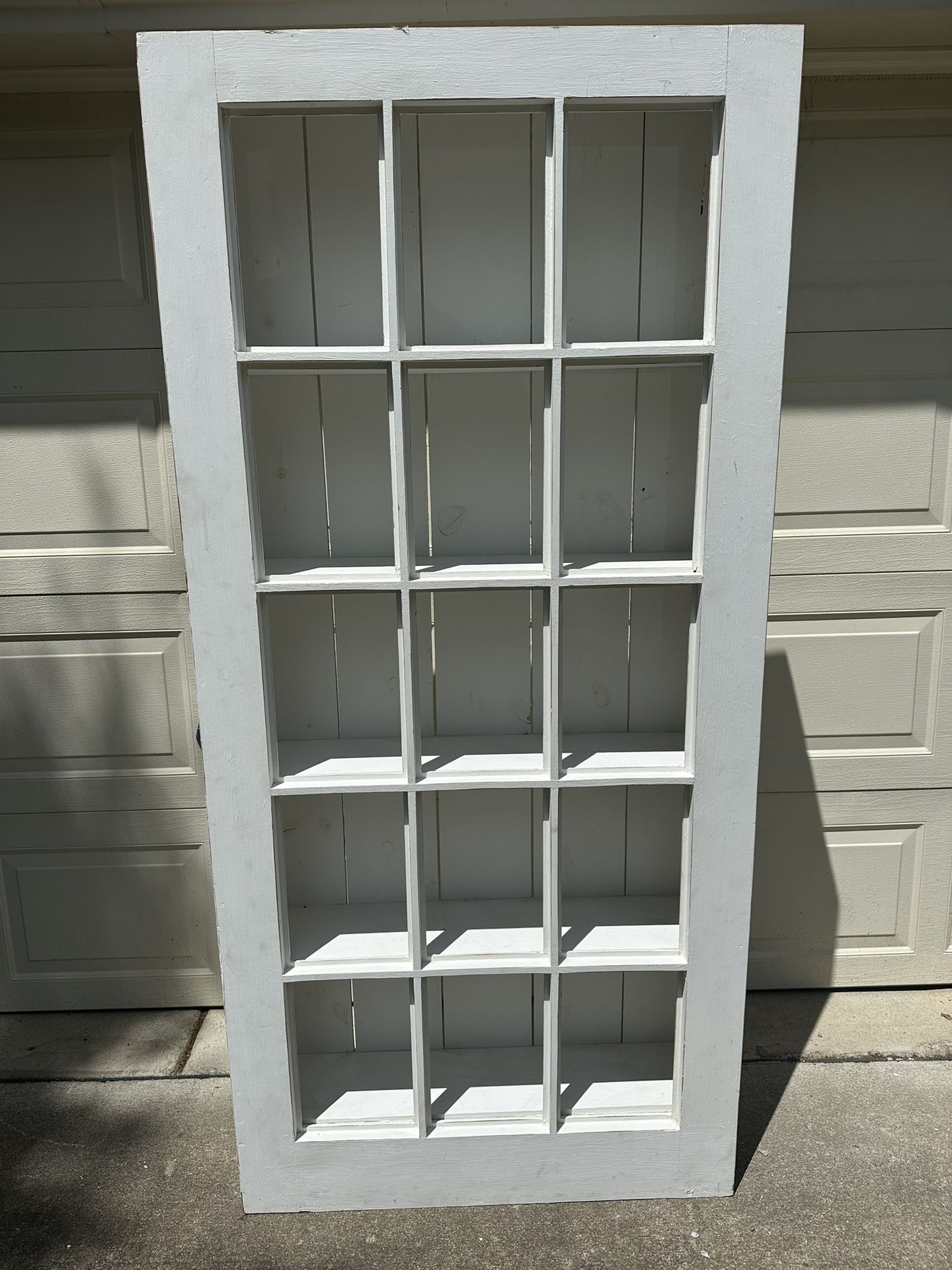 CUSTOM MADE SOLID WOOD FRENCH COUNTRY STYLE SHELVING UNIT