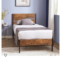 Bed and Matress-Twin