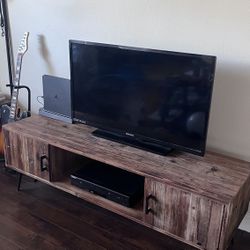 Wooden Media Console