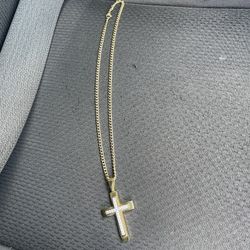 REAL Gold Chain W/ Diamonds 