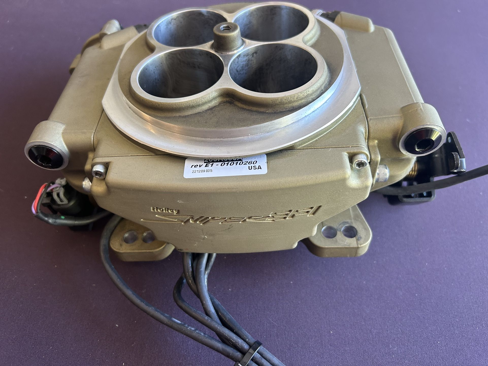 Holley Super Sniper Master Kit EFI -gold