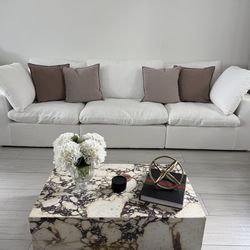 BRAND NEW Classic Modular 3-Seater Sofa in White from Juno Housing